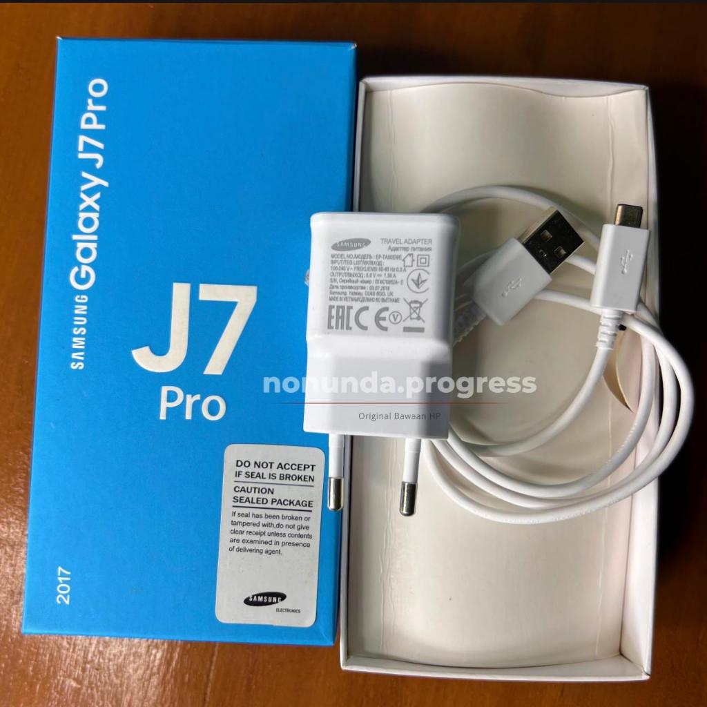 Charger Samsung Original 100% Support  J7 Pro Original Bawaan / Langsung Diambil HP / Copotan Suppor