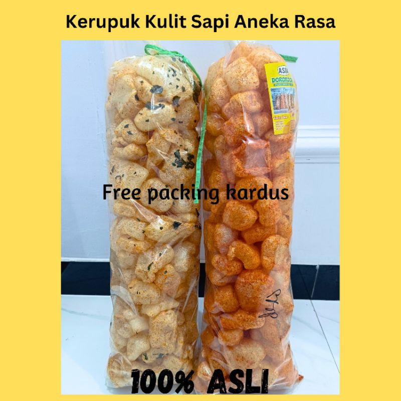 

2 BAL KERUPUK KULIT DOROKDOK ANEKA RASA TERLARIS DI SI HITAM