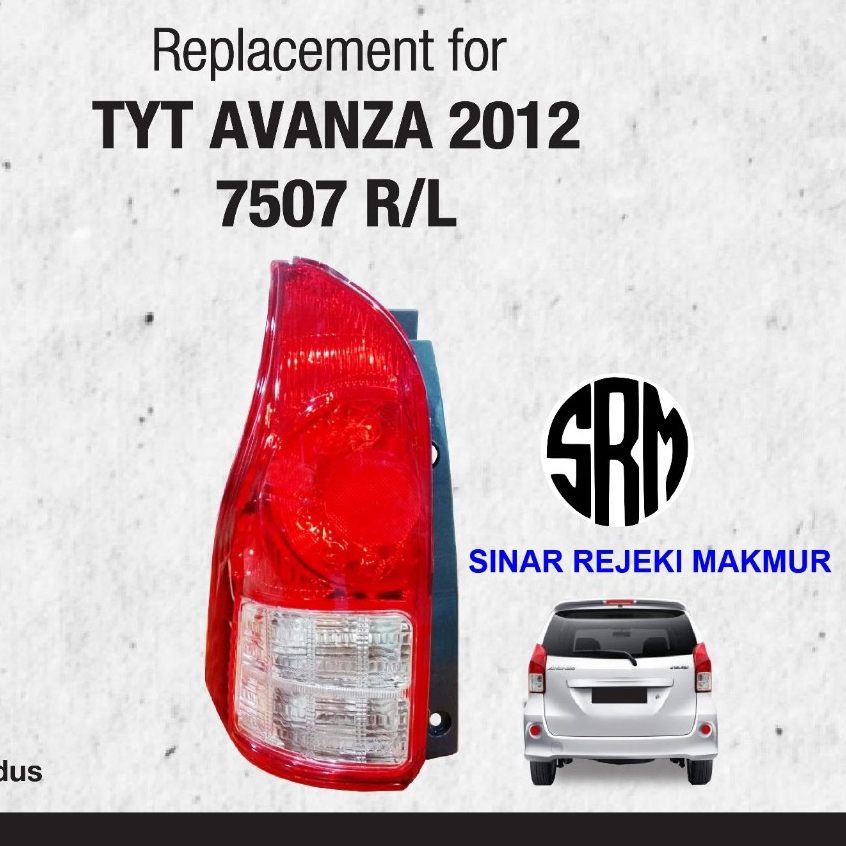 STOP LAMP LAMPU STOP BELAKANG TAIL LAMP ALL NEW ALLNEW AVANZA XENIA VELOZ 2012 2013 2014