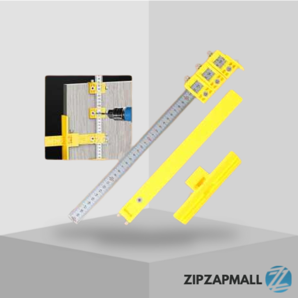 Penggaris Alat Ukur Bor Woodworking Drilling Aid Tool / Penggaris Tukang Bor Located Kayu Keramik Be
