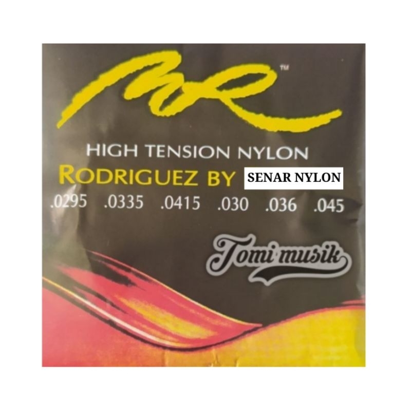 senar gitar Nylon nilon FEN -DER MR high Tension