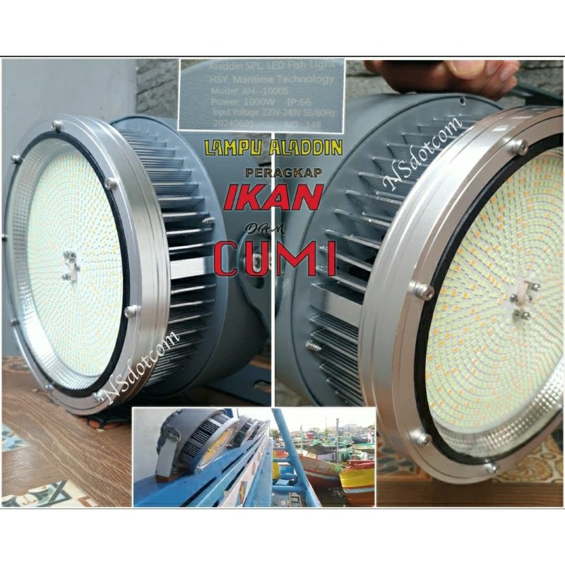LAMPU PENAGKAP IKAN DAN CUMI TERBAIK,LAMPU ALADDIN PENGUMPUL IKAN (BERGARANSI)