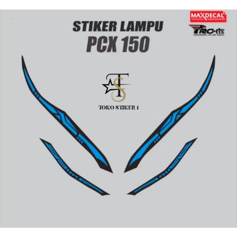Stiker Alis Lampu PCX 150