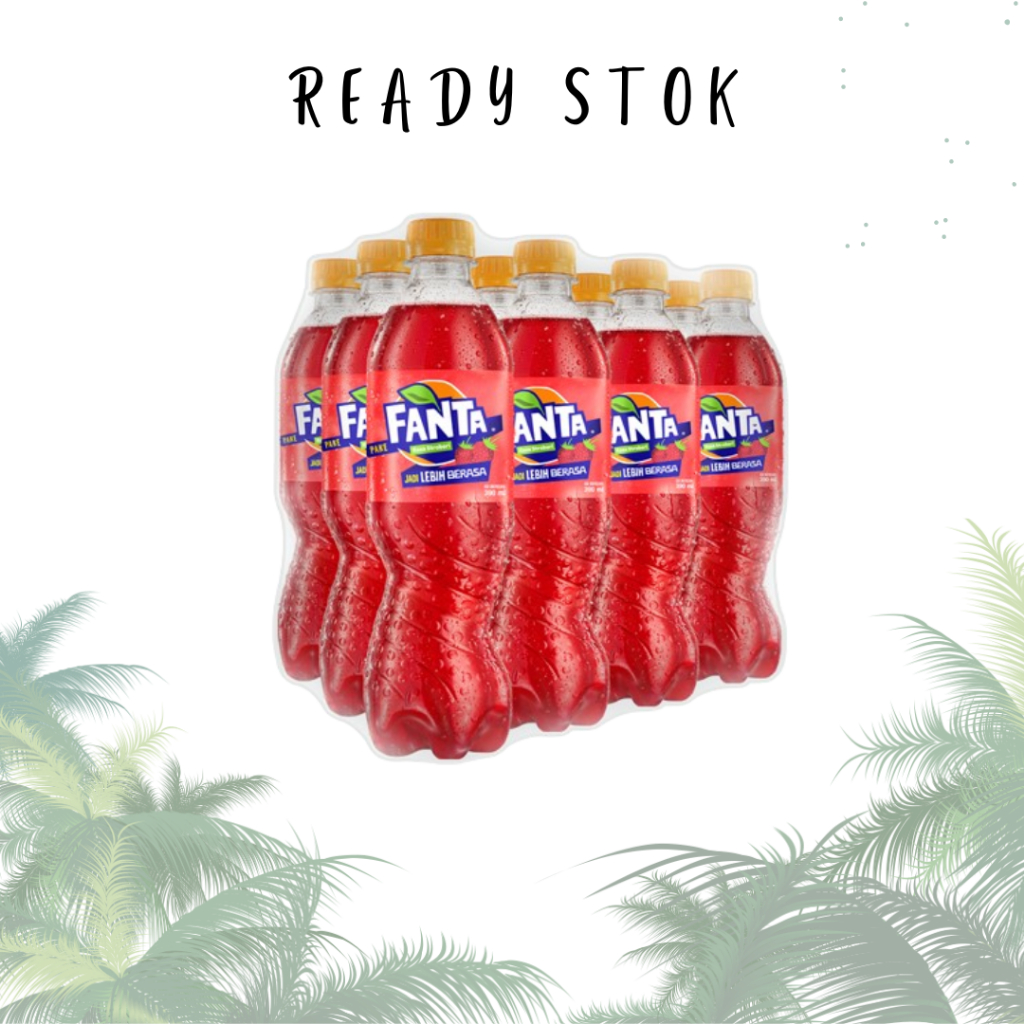 

Fanta Rasa Strawberry Minuman Soda 12X390ml (KARTON)