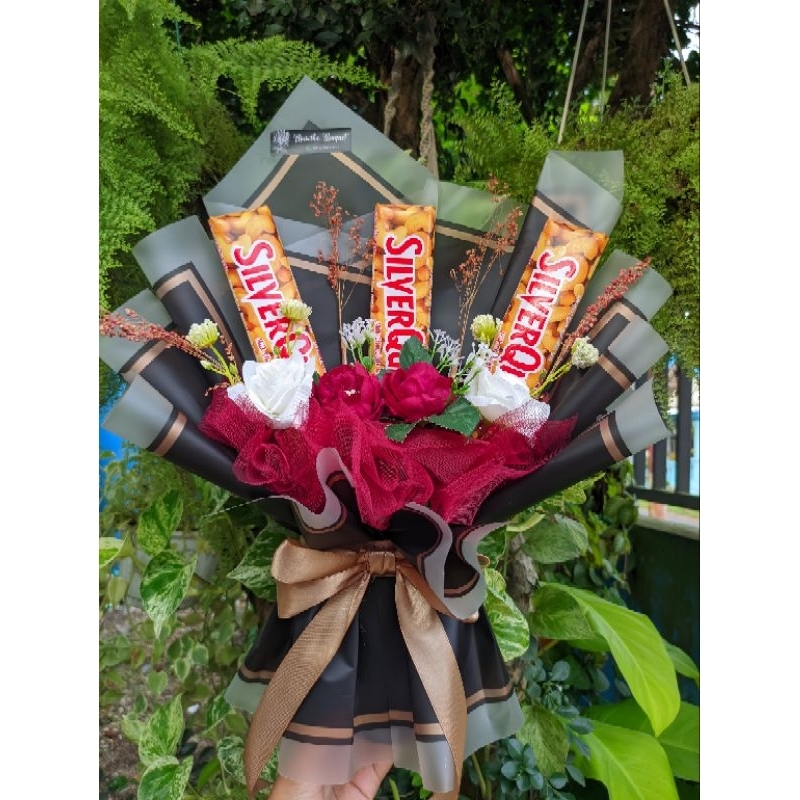 

buket coklat silverqueen murah banget