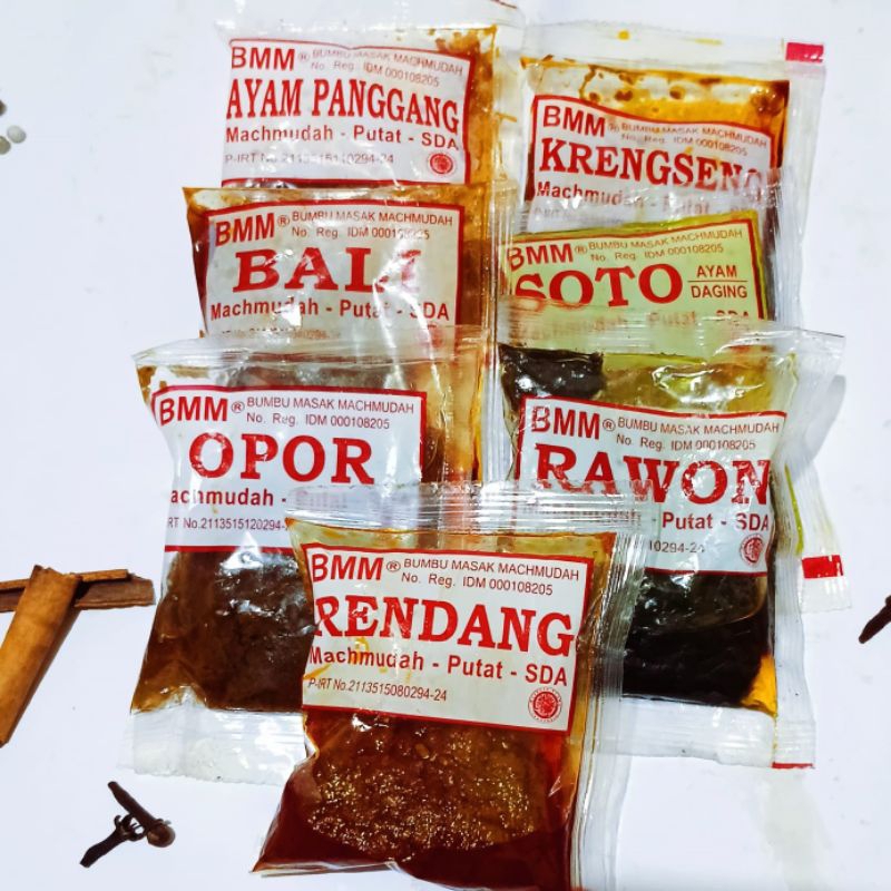 

Paket 12pcs Bonus 1pcs Bumbu Masak Machmudah Bumbu Siap Saji Bumbu Instan