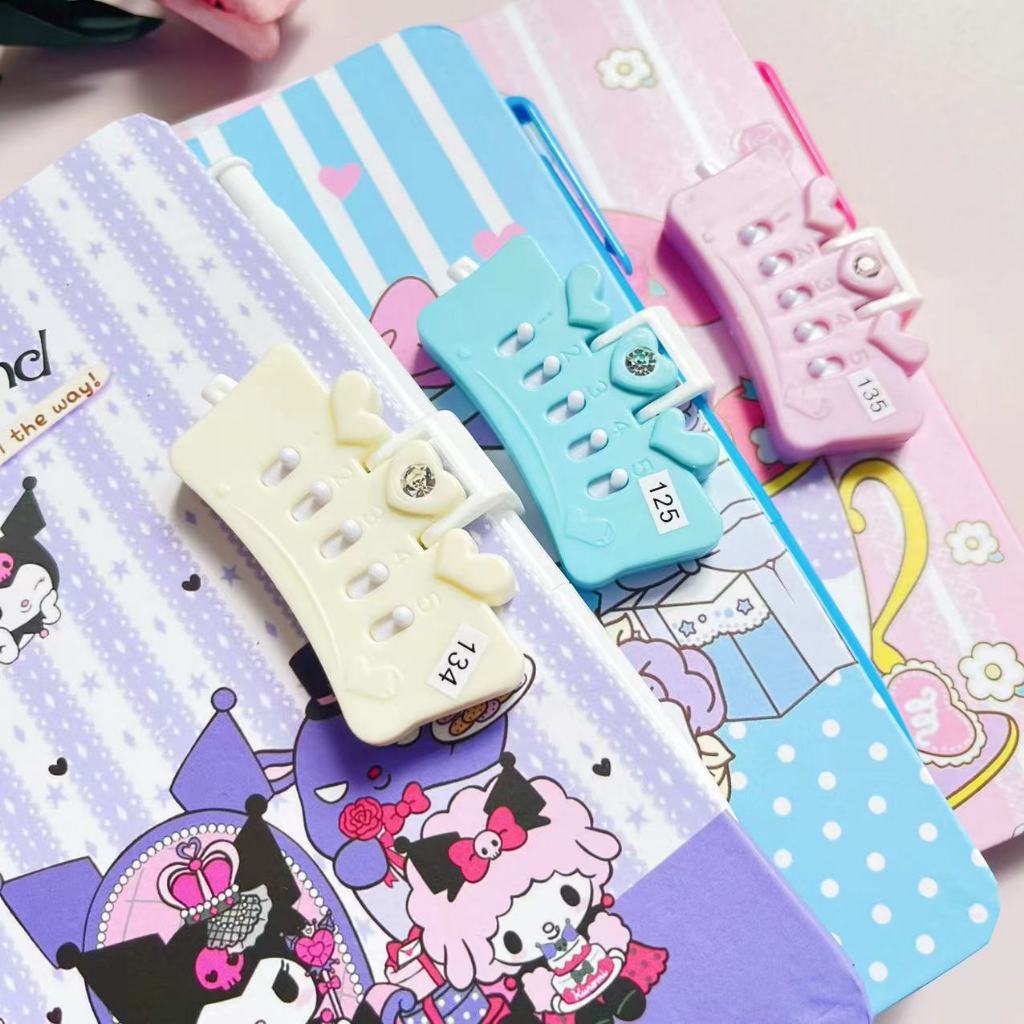 

MilL Buku Daily Diary Dengan Lock Dan Pulpen /Note Sanrio Set Pulpen Dengan Pengaman Kode Kunci