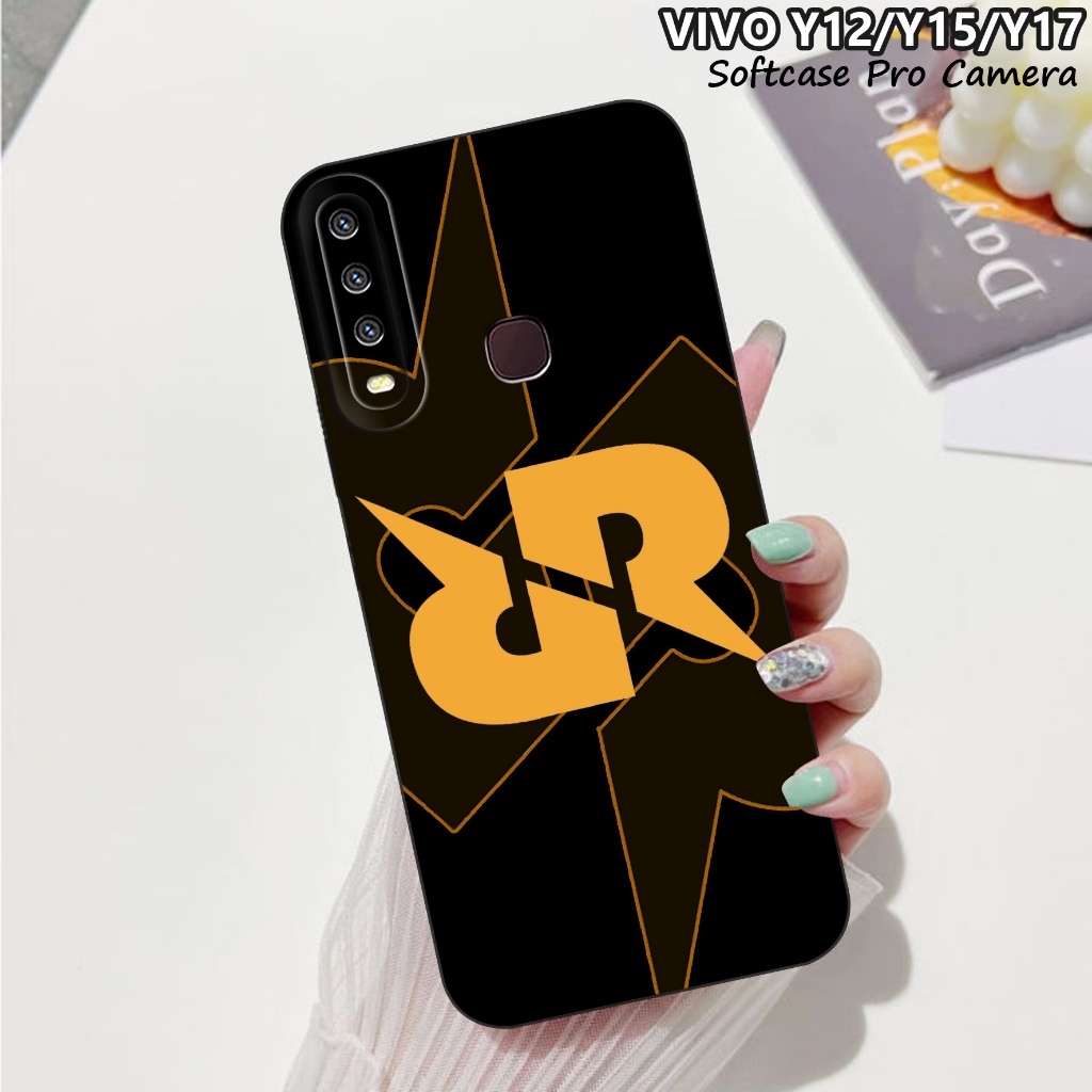 case vivo y12/Y12I/Y15/Y17 motif RRQ - softcase procamera - silikon hp - kondom hp
