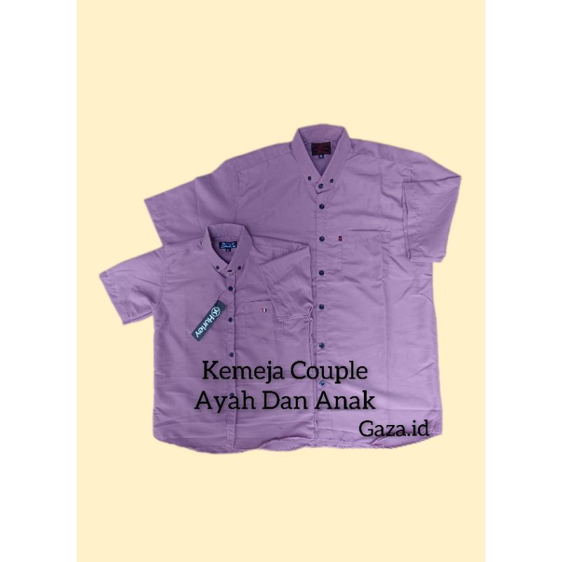 Kemeja Couple Dusty Ayah Dan Anak Kemeja Couple Dusty Purple