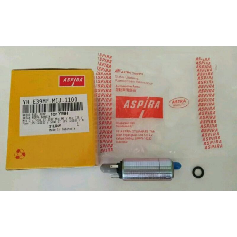 ASPIRA ROTAK MOTOR MIO J/SOUL GT/M3 DINAMO POMPA BENSIN ASLI AWET