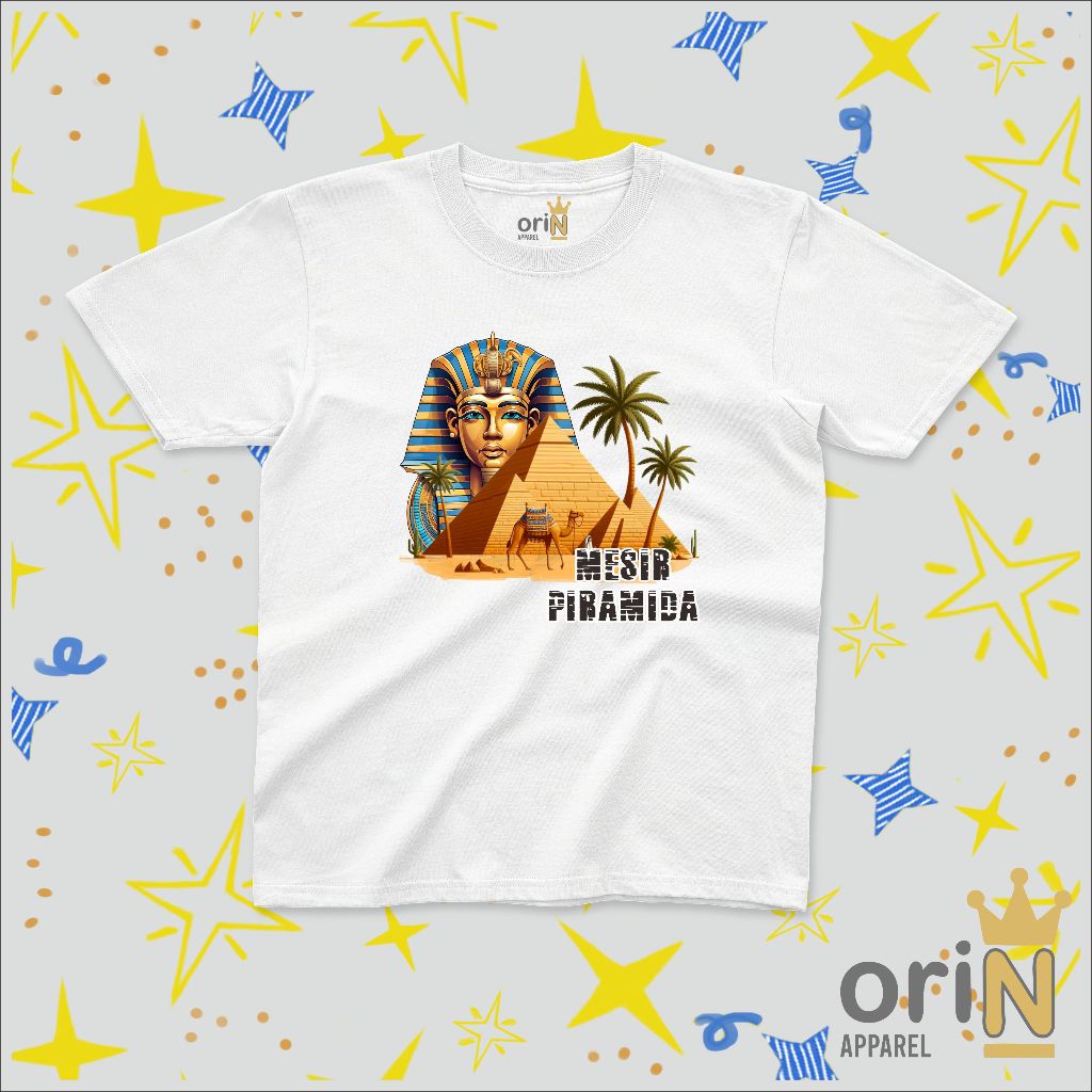 Baju Anak Pakaian Anak Kaos Distro MESIR PIRAMIDA