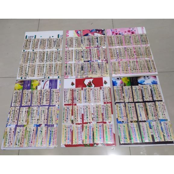 Stik sablon Lembaran Mas Karakter Tulisan Mainan stick kayu Es cream isi 75 pcs