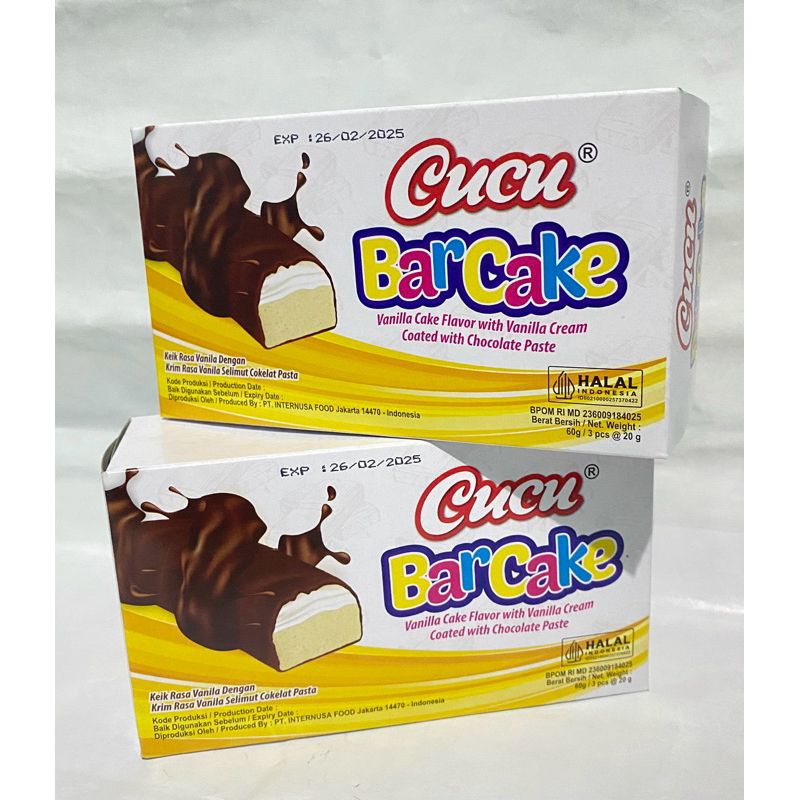 

CUCU barcake coklat vanilla