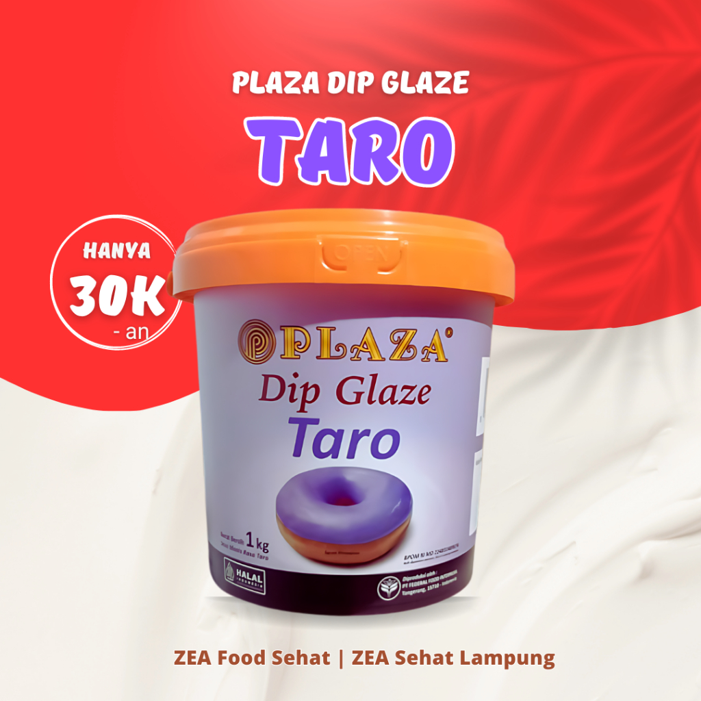 

Plaza Dip Glaze Taro 1kg Selai Olesan Donat, Roti Bakar dan Topping Es Krim