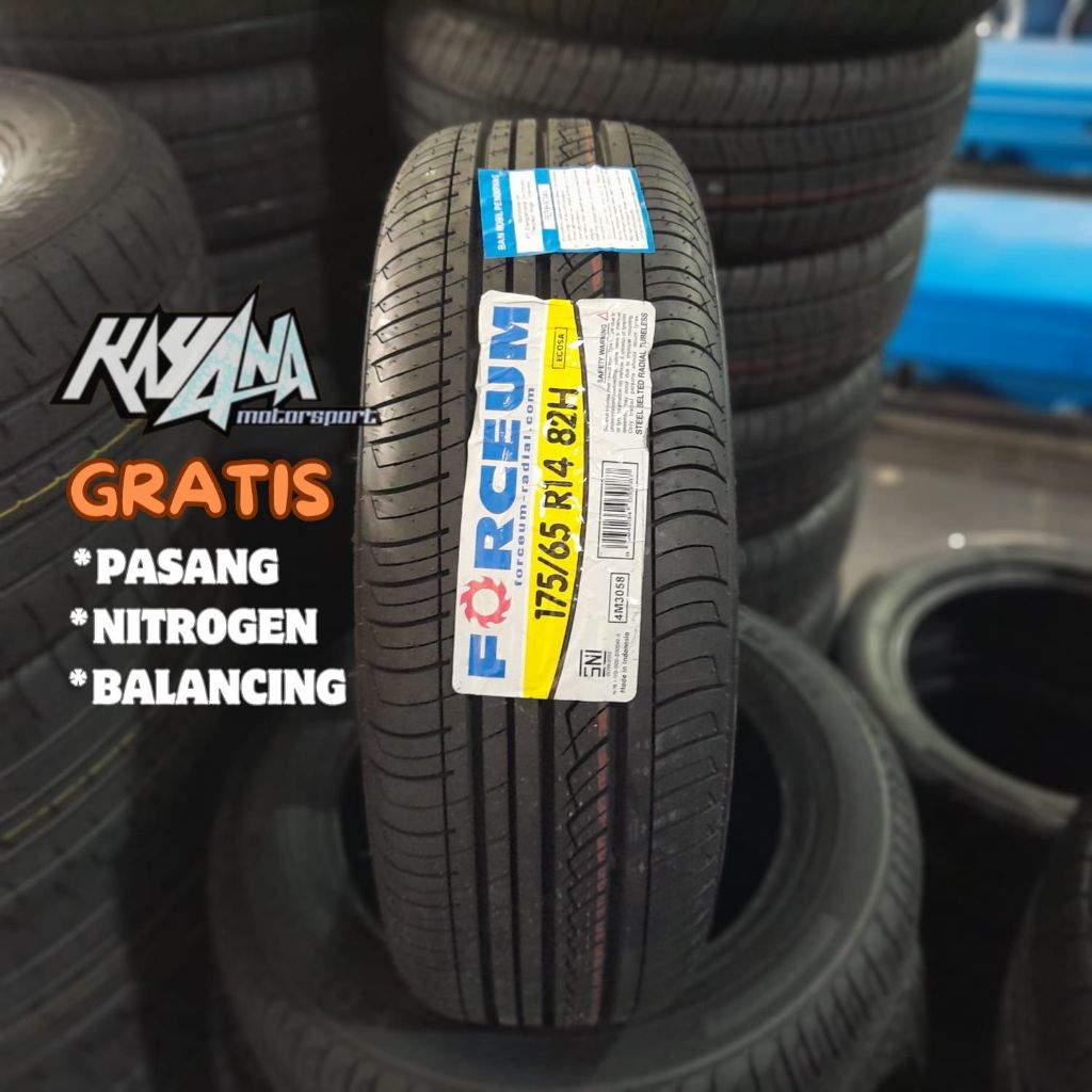 Ban Mobil Brio R14 175/65 Forceum Ecosa Ban Standart 175 65 R14 (gratis pasang)