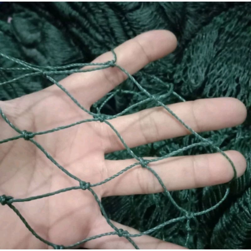 jaring p.e 2¼ inci 2.5mtr x 18-20mtrNylon D9.jaring pagar kandang ayam, bebek, dll