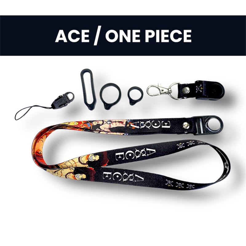 

ACE ONE PIECE LANYARD PREMIUM GANTUNGAN HP GANTUNGAN KUNCI
