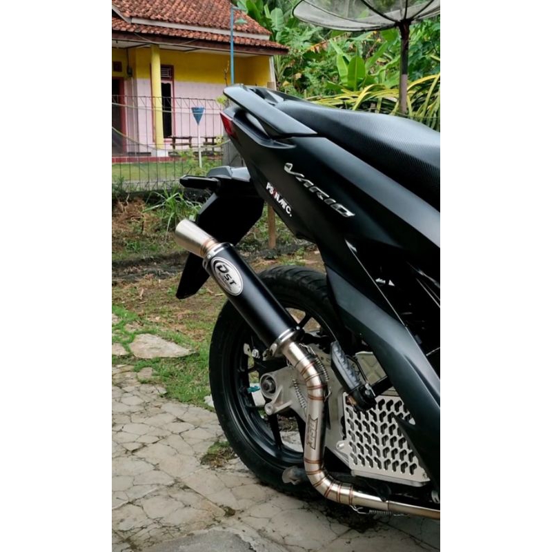 knalpot kobra dst black series vario aerox nmax pcx beat mio lexi full system