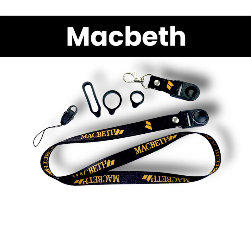 

MACBETH LANYARD PREMIUM GANTUNGAN HP GANTUNGAN KUNCI