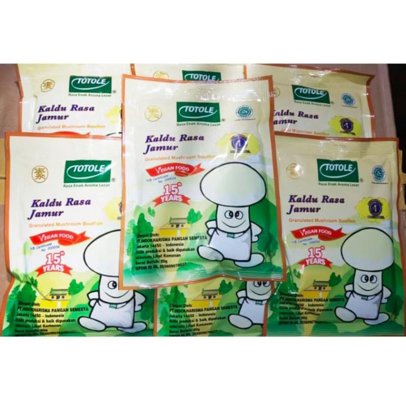 

Totole Jamur 80gram Exp Mei 2026