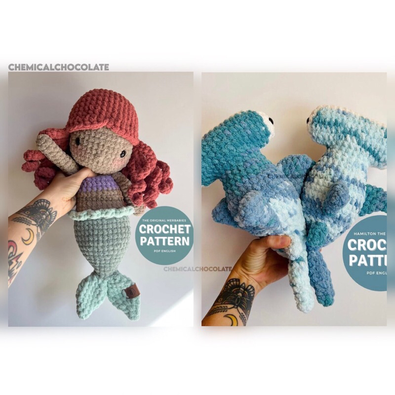 [CROCHET PDF PATTERN] Sealife Amigurumi