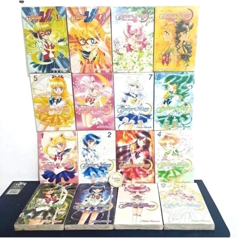 Set Komik Sailor Moon Deluxe Edition vol 1-12 + Sailor V 1-2 + Short Stories 1-2 (12 buku segel)