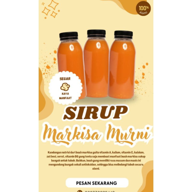 

SIRUP MARKISA 250 GRAM