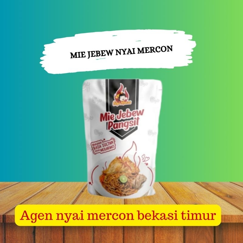 

Mie jebew pangsit Nyai mercon