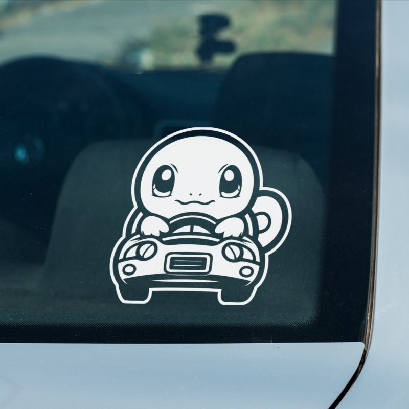 

Stiker Pokemon Squirtle Car