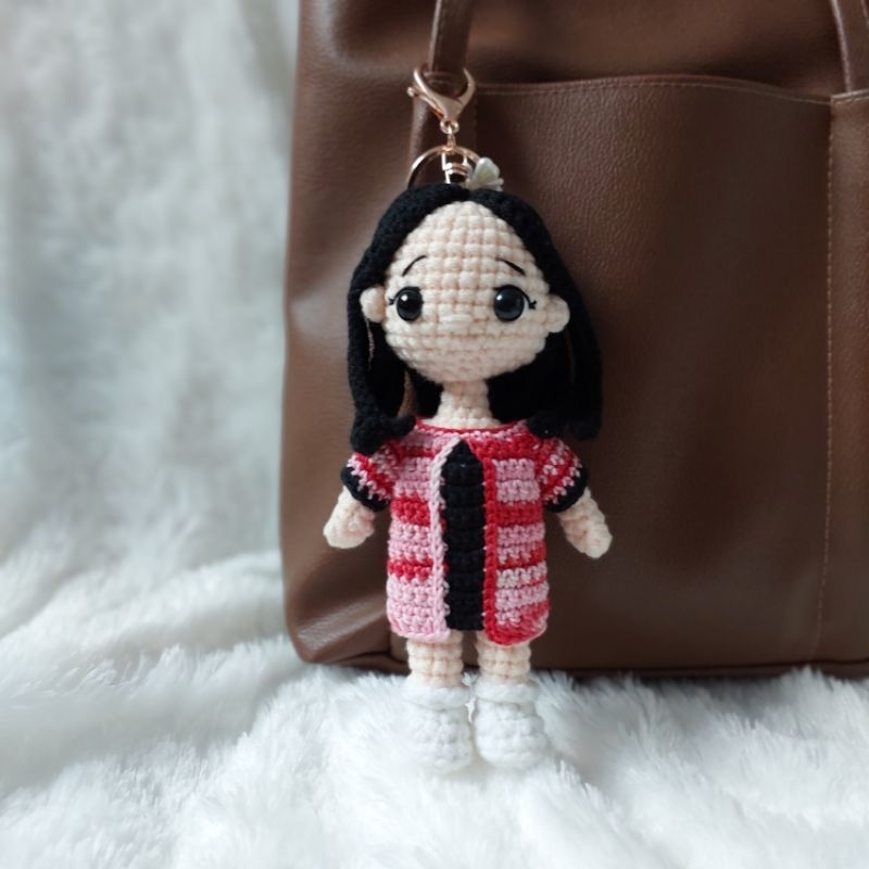 Gantungan kunci Amigurumi | Custom Amigurumi Keychain