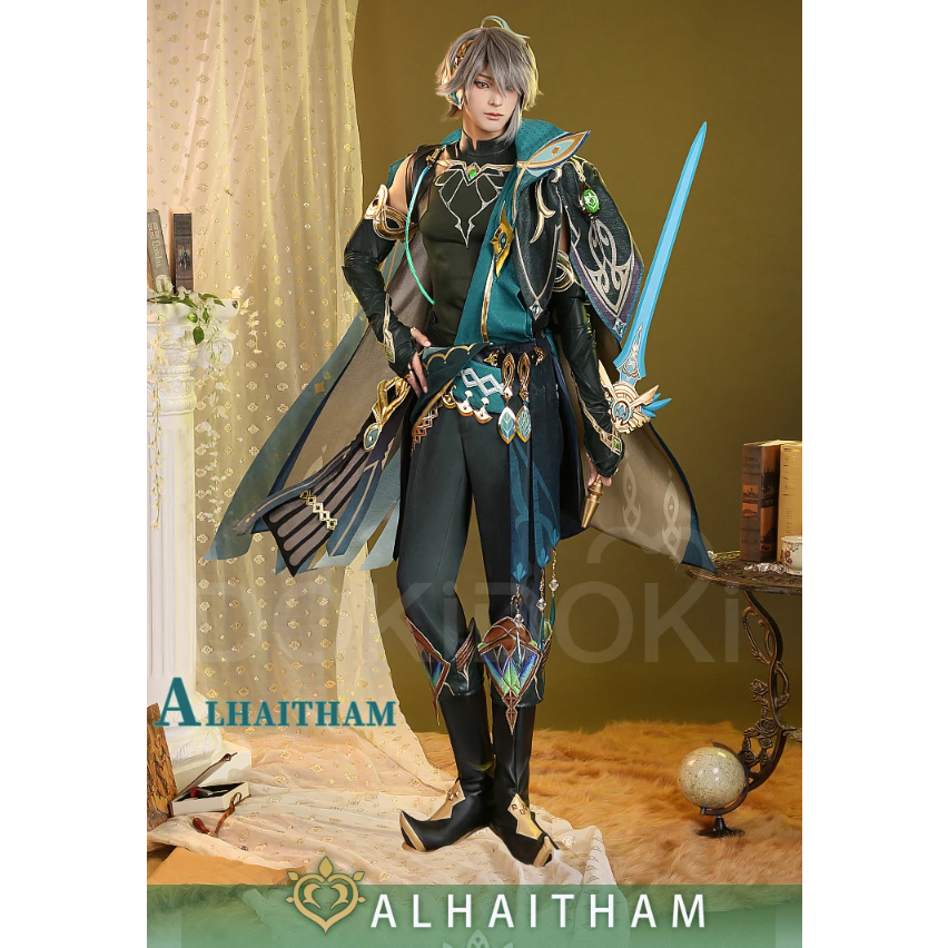 1/3 Delusion Alhaitham Cosplay Costume Game Genshin Impact  Al Haitham Cosplay Dendro Sumeru