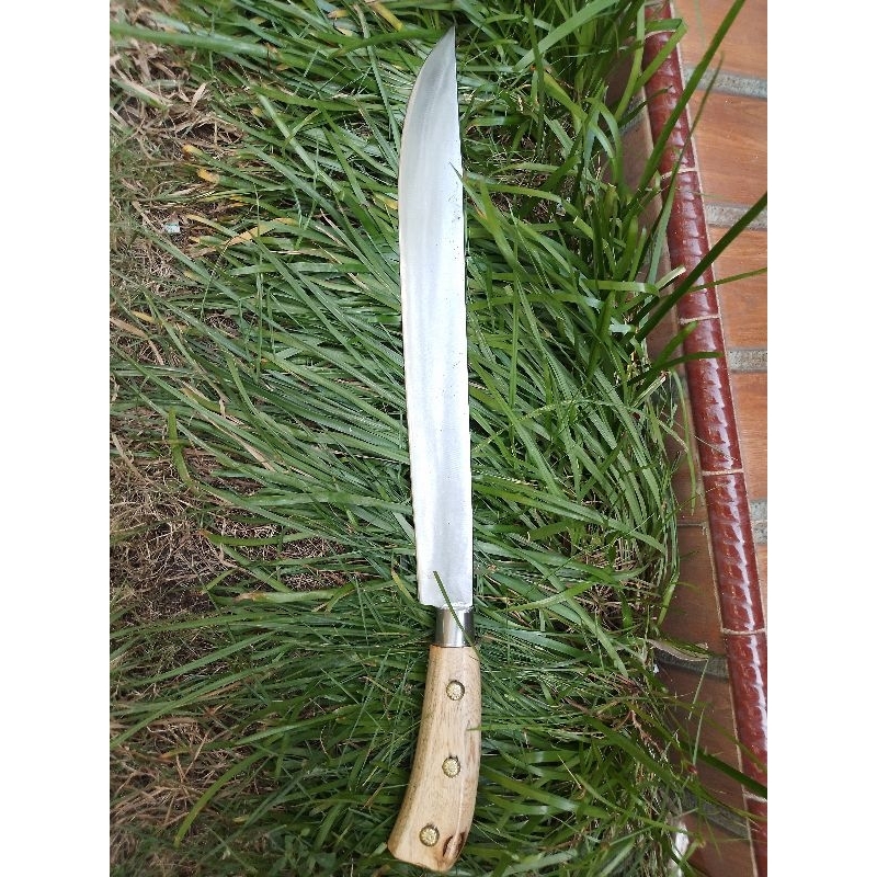 pisau panjang 50cm tebas dan gagang kayu