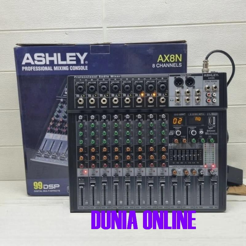 MIXER ASHLEY AX8N Bluetooth Original 8 Channel