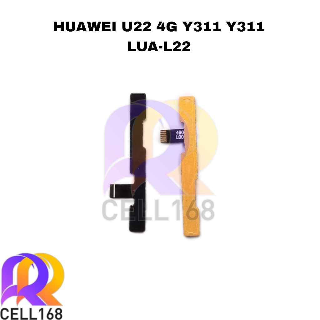 FLEXIBLE ON OFF HUAWE1 U22 4G Y331 Y331 LUA-L22 FLEXIBEL TOMBOL VOLUME POWER