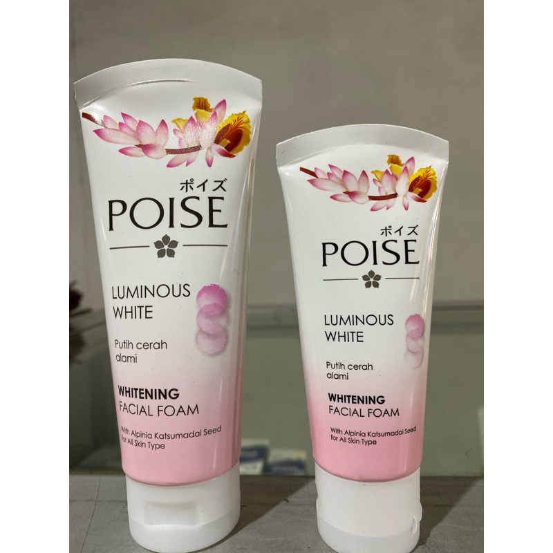 Poise Luminous White Facial Foam