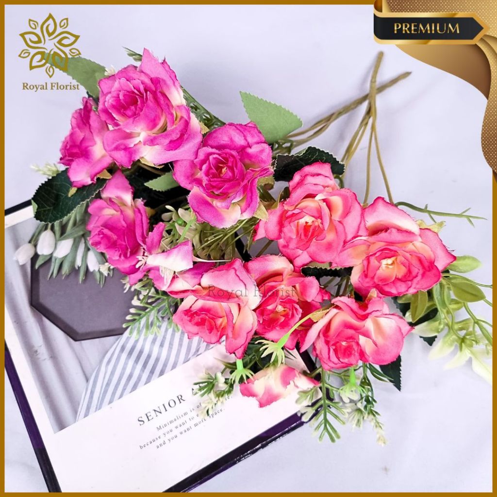 Bunga Mawar Buket Artificial Premium/Bunga Palsu Untuk Buket/Bunga Artificial Murah|NK-59