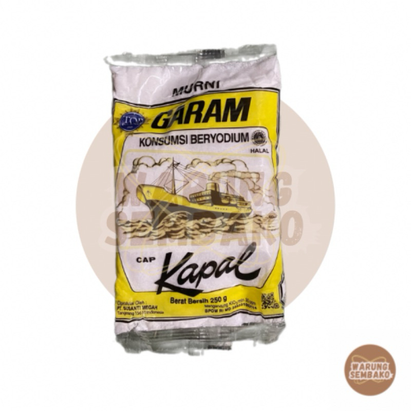 

Garam Cap Kapal 250Gr | Garam Beryodium