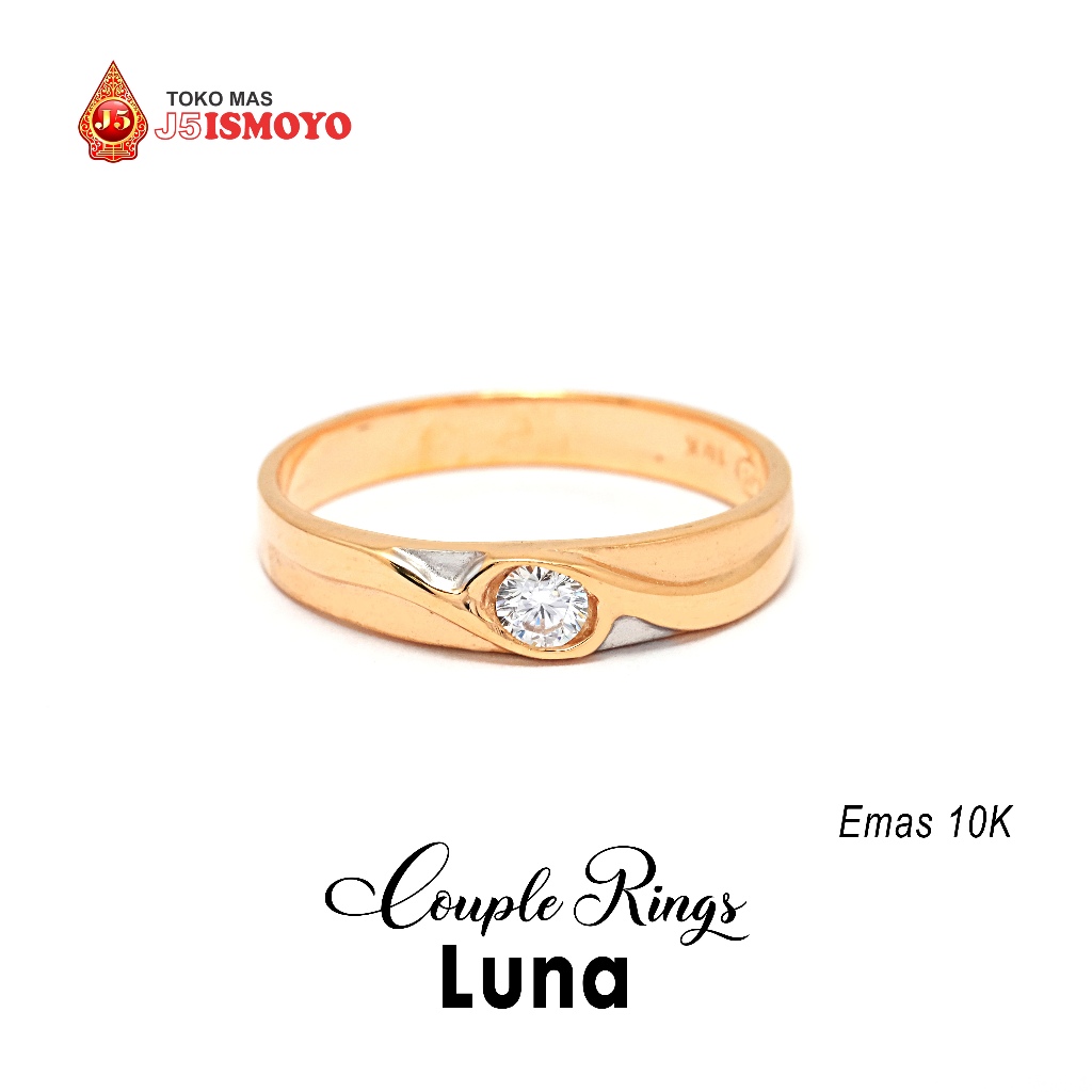 Cincin Emas Luna (Bisa Buat Wedding Ring) TM J5 Ismoyo
