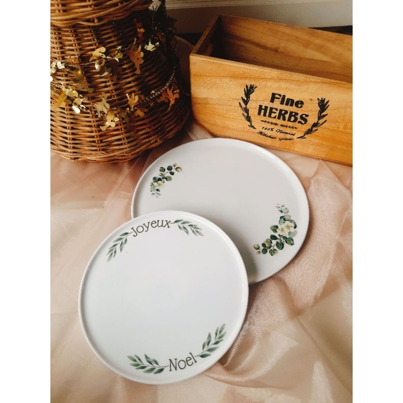 PIRING KERAMIK NATAL|Dinner Plate|Salad Plate