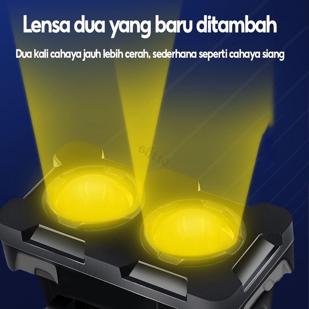 Lampu Tembak Sorot LED Laser 2 Mata/Lampu Sorot Led/Lampu Lampu Tembak SQL 2 Mata LED Laser Gun Lamp