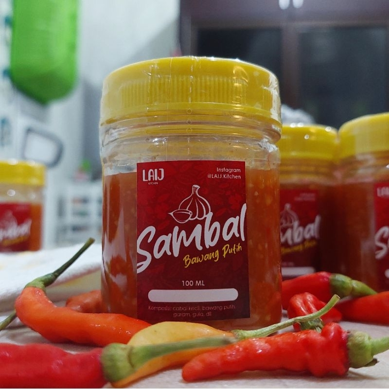 

Sambal LAIJ Bawang Putih sambal bakwan sambal dimsum Saus sambal homemade