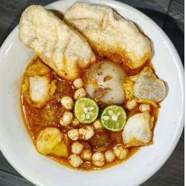 

Baso Aci / Boci isian Ayam suwirr