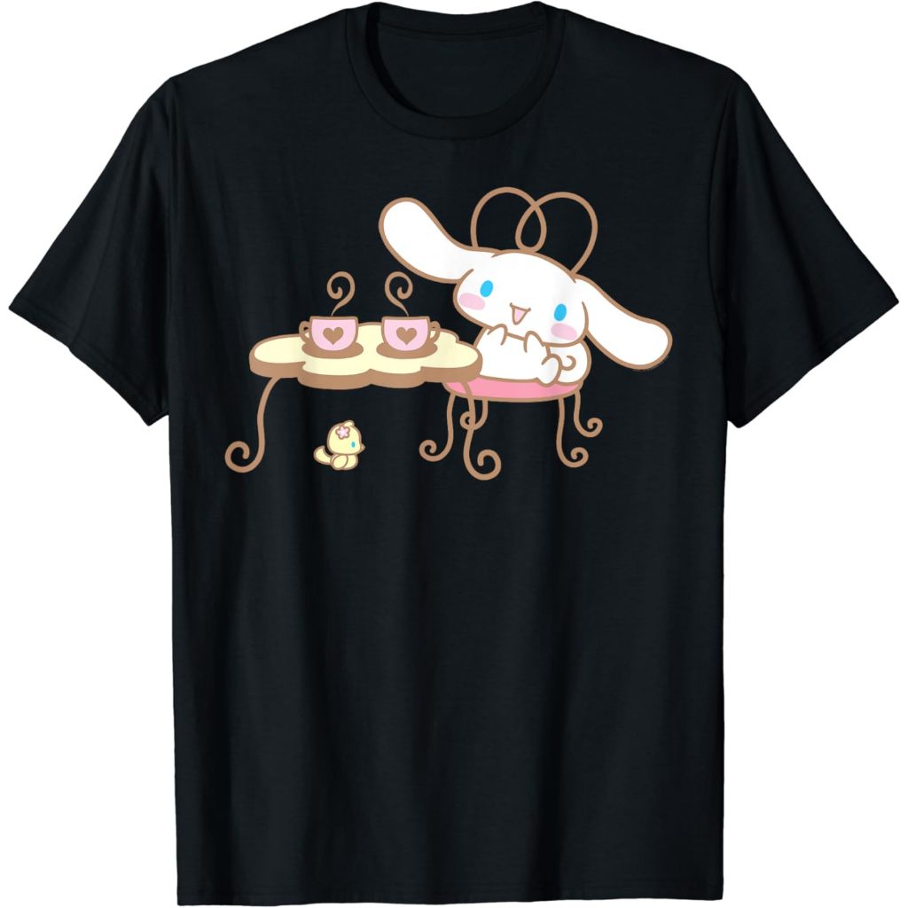 Kaos Anak Cinnamoroll Cafe T-Shirt Fashion Baju Atasan Anak Laki Laki Perempuan Distro Umur 1 2 3 4 