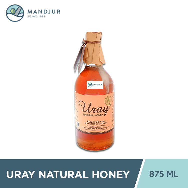 

Uray Natural Honey 875 Gram - Madu Asli Lebah Liar / Madu Hutan