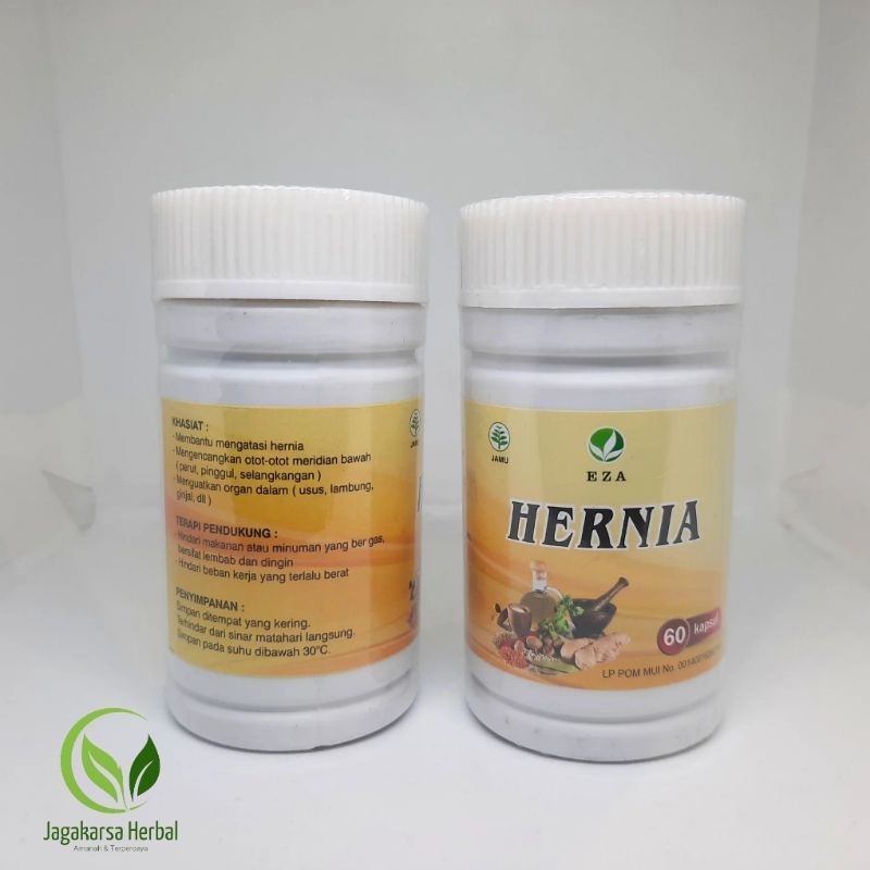 Kapsul Herbal Obat Hernia Turun Beruk | Kapsul Eza HERNIA Original isi 60 Kapsul | Bantu Mengobati S