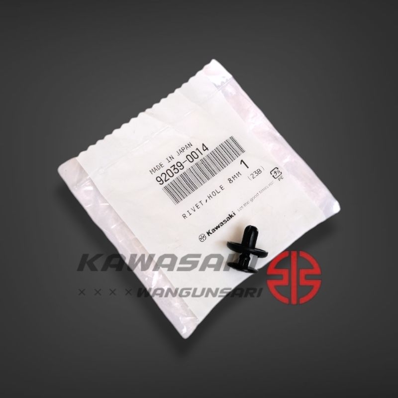 Original Rivet Kawasaki Ninja 250R Lubang 8mm Kode Part 92039-0014