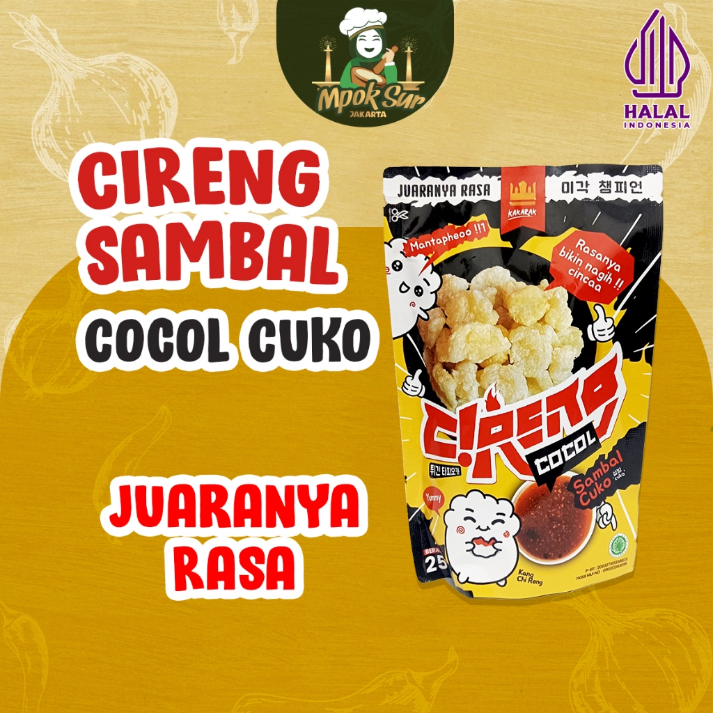 

Cireng Crispy Cireng Bandung Special Sambal Cuko 250 gr