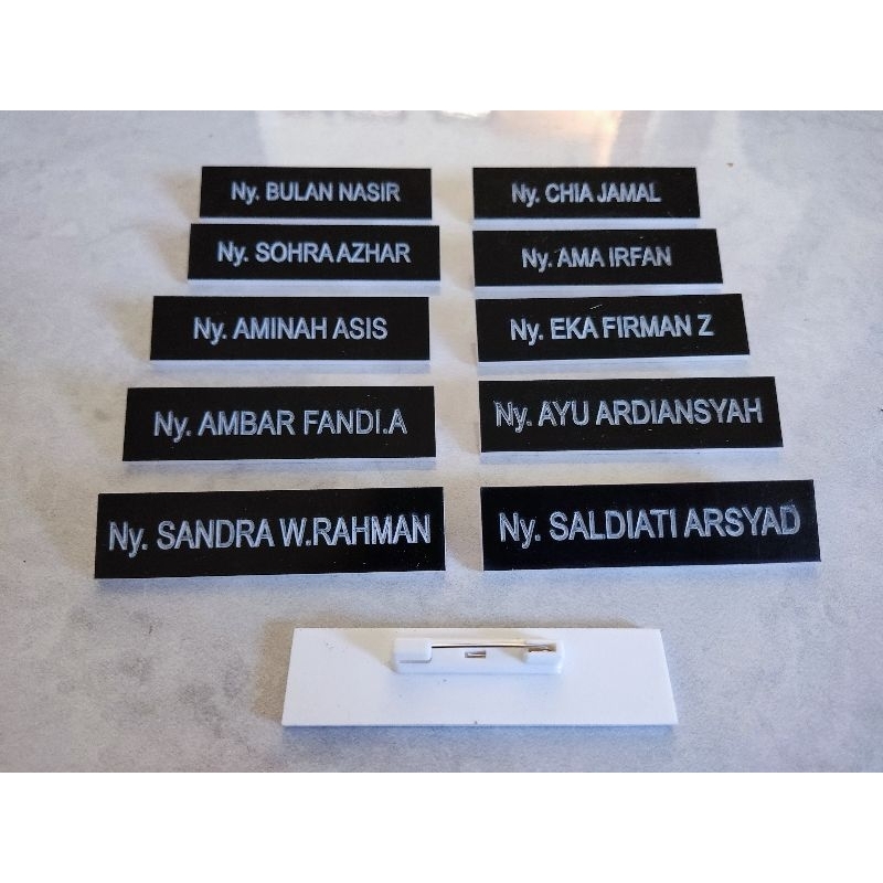 

NAMETAG PERSIT CUSTOM / PIN NAMA DADA ANGGOTA ORGANISASI / NAME TAG CUSTOM