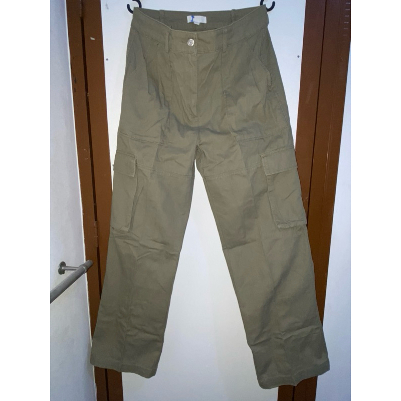 H&M Olive/Navy Cargo Pants