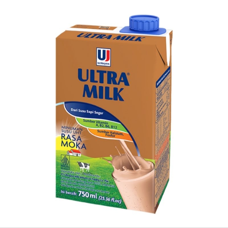 

Ultra milk susu UHT moka 750 ml